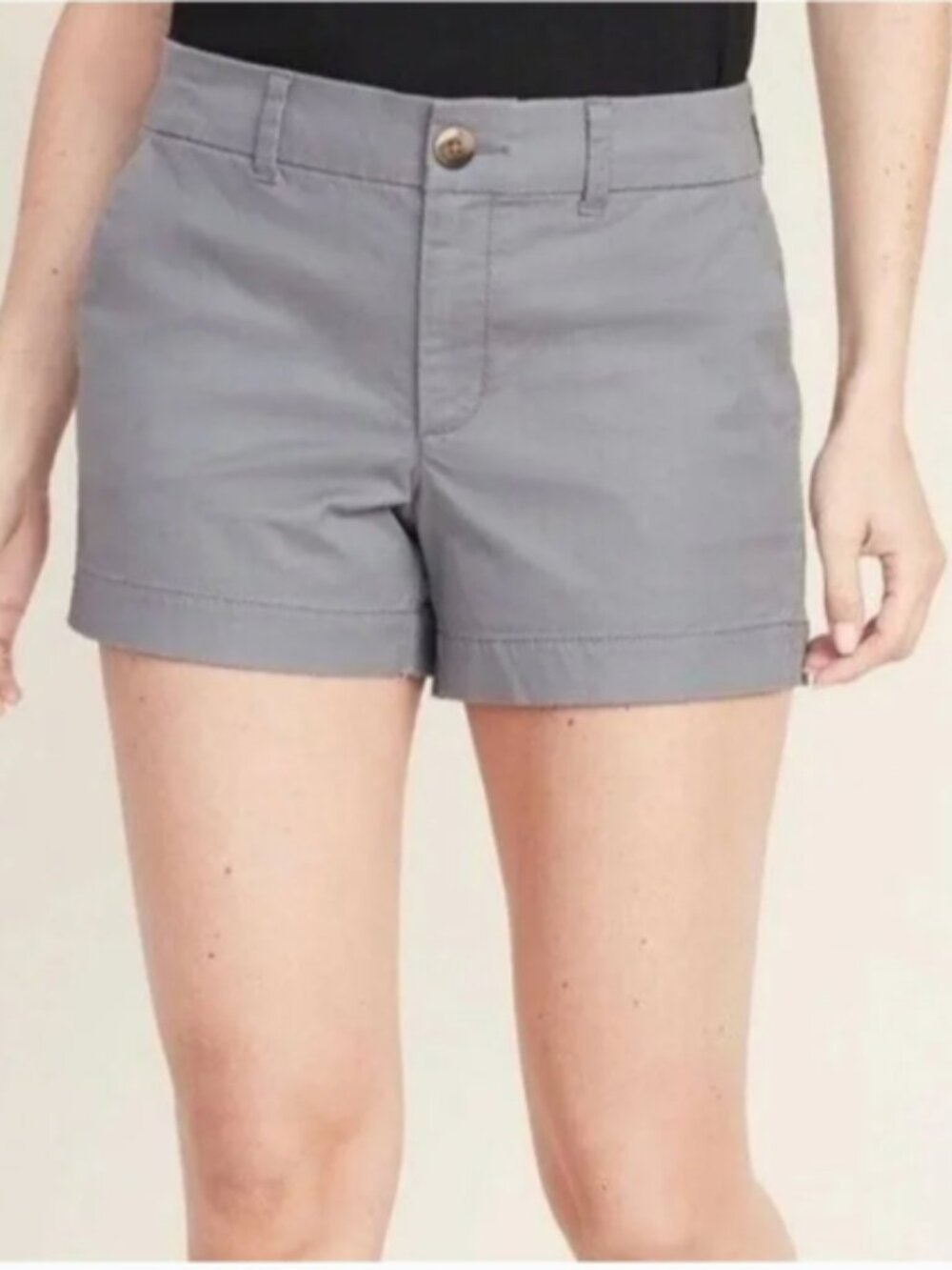 Old Navy Everyday Gray Shorts High Rise Women's Size 10